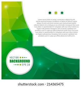 Abstract Creative concept vector background for Web and Mobile Applications, Illustration template design, business infographic, page, brochure, banner, presentation, poster, cover, booklet, document.