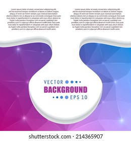 Abstract Creative concept vector background for Web and Mobile Applications, Illustration template design, business infographic, page, brochure, banner, presentation, poster, cover, booklet, document.