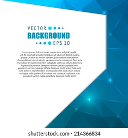 Abstract Creative concept vector background for Web and Mobile Applications, Illustration template design, business infographic, page, brochure, banner, presentation, poster, cover, booklet, document.