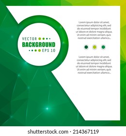 Abstract Creative concept vector background for Web and Mobile Applications, Illustration template design, business infographic, page, brochure, banner, presentation, poster, cover, booklet, document.