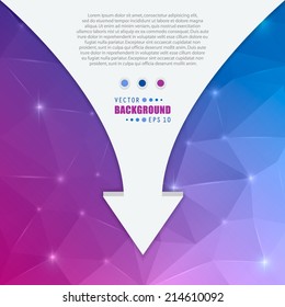 Abstract Creative concept vector background for Web and Mobile Applications, Illustration template design, business infographic, page, brochure, banner, presentation, poster, cover, booklet, document.