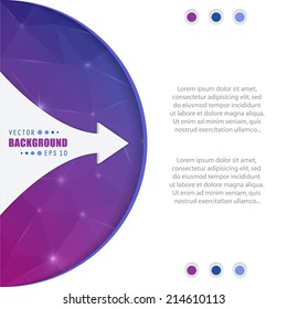 Abstract Creative concept vector background for Web and Mobile Applications, Illustration template design, business infographic, page, brochure, banner, presentation, poster, cover, booklet, document.