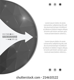 Abstract Creative concept vector background for Web and Mobile Applications, Illustration template design, business infographic, page, brochure, banner, presentation, poster, cover, booklet, document.