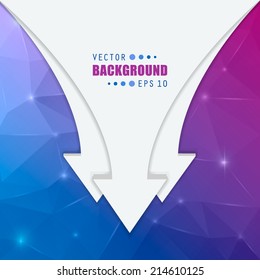 Abstract Creative concept vector background for Web and Mobile Applications, Illustration template design, business infographic, page, brochure, banner, presentation, poster, cover, booklet, document.