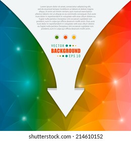 Abstract Creative concept vector background for Web and Mobile Applications, Illustration template design, business infographic, page, brochure, banner, presentation, poster, cover, booklet, document.