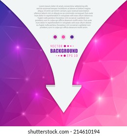 Abstract Creative concept vector background for Web and Mobile Applications, Illustration template design, business infographic, page, brochure, banner, presentation, poster, cover, booklet, document.