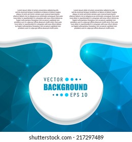 Abstract Creative concept vector background for Web and Mobile Applications, Illustration template design, business infographic, page, brochure, banner, presentation, poster, cover, booklet, document.