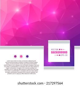 Abstract Creative concept vector background for Web and Mobile Applications, Illustration template design, business infographic, page, brochure, banner, presentation, poster, cover, booklet, document.