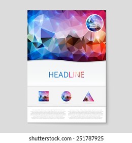 Abstract Creative concept vector background for Web and Mobile Applications, Illustration template design, business infographic, page, brochure, banner, presentation, poster, cover, booklet, document.