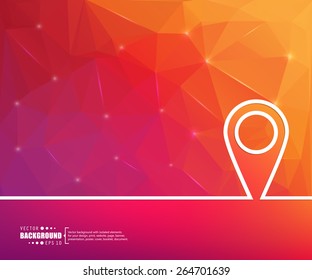 Abstract Creative concept vector background for Web and Mobile Applications, Illustration template design, business infographic, page, brochure, banner, presentation, poster, cover, booklet, document.