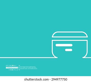 Abstract creative concept vector background for web and mobile applications, Illustration template design, business infographic, page, brochure, banner, presentation, poster, cover, booklet, document.