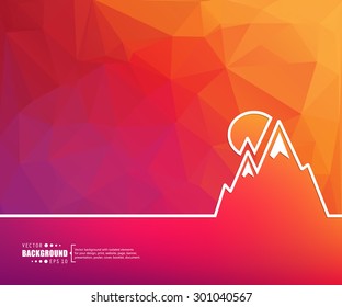 Abstract Creative concept vector background for Web and Mobile Applications, Illustration template design, business infographic, page, brochure, banner, presentation, poster, cover, booklet, document.