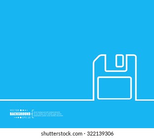 Abstract creative concept vector background. For web and mobile applications, illustration template design, 