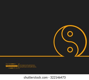 Abstract creative concept vector background. For web and mobile applications, illustration template design, 
