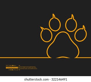 Abstract creative concept vector background. For web and mobile applications, illustration template design, 
