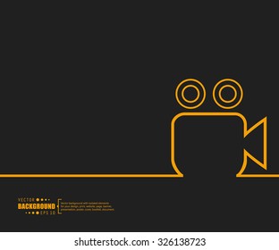 Abstract creative concept vector background. For web and mobile applications, illustration template design, business infographic, brochure, banner, presentation, poster, cover, booklet, document.