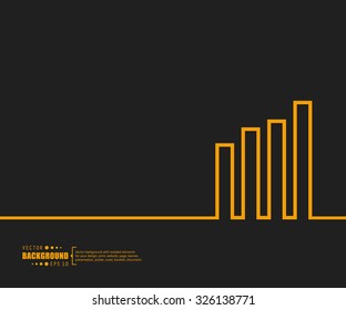 Abstract creative concept vector background. For web and mobile applications, illustration template design, business infographic, brochure, banner, presentation, poster, cover, booklet, document.