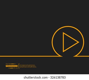 Abstract creative concept vector background. For web and mobile applications, illustration template design, business infographic, brochure, banner, presentation, poster, cover, booklet, document.