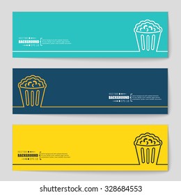 Abstract creative concept vector background. For web and mobile applications, illustration template design, business infographic, brochure, banner, presentation, poster, cover, booklet, document.