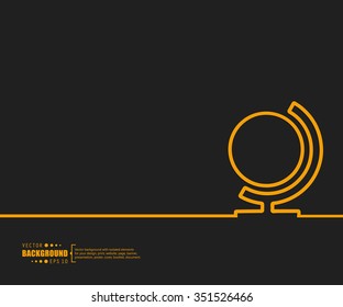 Abstract creative concept vector background for Web and Mobile Applications, Illustration template design, business infographic, page, brochure, banner, presentation, poster, cover, booklet, document.