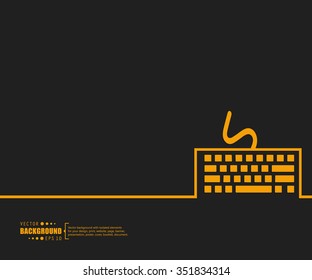 Abstract creative concept vector background for Web and Mobile Applications, Illustration template design, business infographic, page, brochure, banner, presentation, poster, cover, booklet, document.