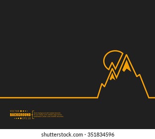 Abstract creative concept vector background for Web and Mobile Applications, Illustration template design, business infographic, page, brochure, banner, presentation, poster, cover, booklet, document.