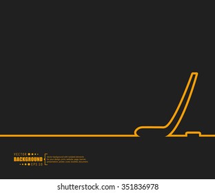 Abstract creative concept vector background for Web and Mobile Applications, Illustration template design, business infographic, page, brochure, banner, presentation, poster, cover, booklet, document.