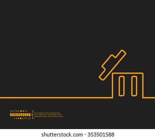 Abstract creative concept vector background for Web and Mobile Applications, Illustration template design, business infographic, page, brochure, banner, presentation, poster, cover, booklet, document.