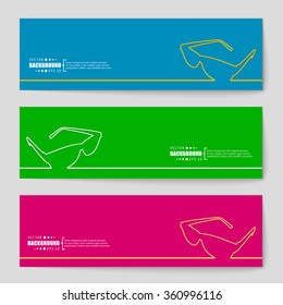 Abstract creative concept vector background. For web and mobile applications, illustration template design, business infographic, brochure, banner, presentation, poster, cover, booklet, document.