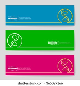 Abstract creative concept vector background. For web and mobile applications, illustration template design, business infographic, brochure, banner, presentation, poster, cover, booklet, document.