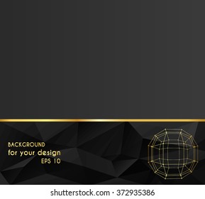 Abstract Creative concept vector background Ball of the lines connected to points. Polygonal design style letterhead and brochure for business. Vector Illustration eps 10 for your design.