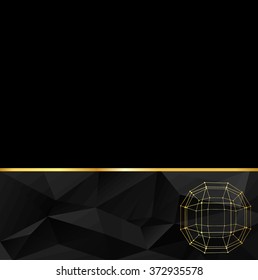 Abstract Creative concept vector background Ball of the lines connected to points. Polygonal design style letterhead and brochure for business. Vector Illustration eps 10 for your design.