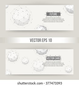 Abstract Creative concept vector background of geometric shapes. Polygonal design style letterhead and brochure for business. Vector Illustration eps 10 for your design.