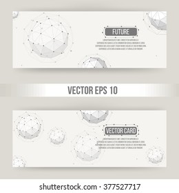 Abstract Creative concept vector background of geometric shapes. Polygonal design style letterhead and brochure for business. Vector Illustration eps 10 for your design.