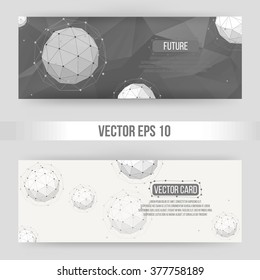 Abstract Creative concept vector background of geometric shapes. Polygonal design style letterhead and brochure for business. Vector Illustration eps 10 for your design.