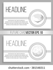 Abstract Creative concept vector background of geometric shapes. Polygonal design style letterhead and brochure for business. Vector Illustration eps 10. Ball of the lines connected to points
