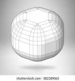 Abstract Creative concept vector background of geometric shapes. Polygonal design style letterhead and brochure for business. Vector Illustration eps 10 for your design.