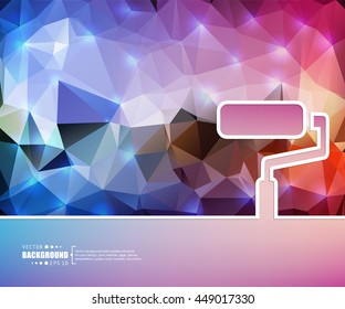 Abstract Creative concept vector background for Web and Mobile Applications, Illustration template design, business infographic, page, brochure, banner, presentation, booklet, document.