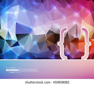 Abstract Creative concept vector background for Web and Mobile Applications, Illustration template design, business infographic, page, brochure, banner, presentation, booklet, document.