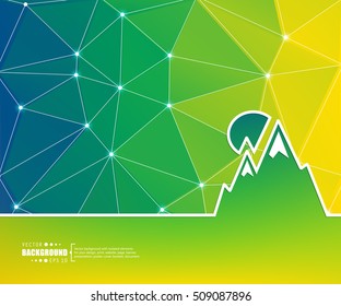 Abstract creative concept vector background for Web and Mobile Applications, Illustration template design, business infographic, page, brochure, banner, presentation, poster, cover, booklet, document.