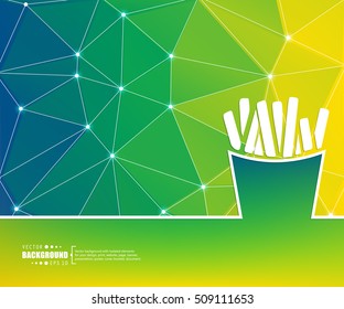 Abstract creative concept vector background for Web and Mobile Applications, Illustration template design, business infographic, page, brochure, banner, presentation, poster, cover, booklet, document.