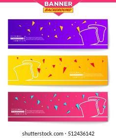 Abstract creative concept vector background for web, mobile app, Illustration template design, business infographic, page, brochure, orange banner, presentation, poster, purple cover, pink booklet.