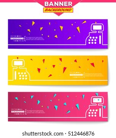 Abstract creative concept vector background for web, mobile app, Illustration template design, business infographic, page, brochure, orange banner, presentation, poster, purple cover, pink booklet.