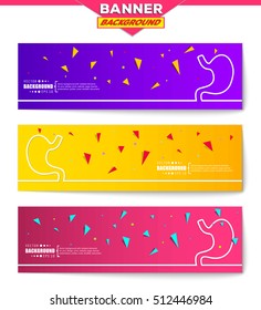 Abstract creative concept vector background for web, mobile app, Illustration template design, business infographic, page, brochure, orange banner, presentation, poster, purple cover, pink booklet.
