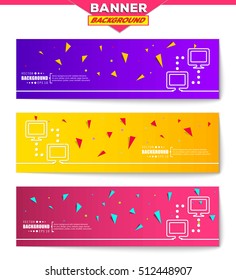 Abstract creative concept vector background for web, mobile app, Illustration template design, business infographic, page, brochure, orange banner, presentation, poster, purple cover, pink booklet.