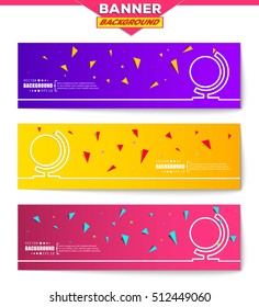 Abstract creative concept vector background for web, mobile app, Illustration template design, business infographic, page, brochure, orange banner, presentation, poster, purple cover, pink booklet.