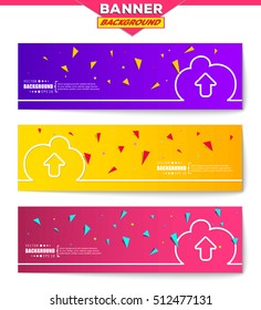 Abstract creative concept vector background for web, mobile app, Illustration template design, business infographic, page, brochure, orange banner, presentation, poster, purple cover, pink booklet.
