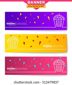 Abstract creative concept vector background for web, mobile app, Illustration template design, business infographic, page, brochure, orange banner, presentation, poster, purple cover, pink booklet.