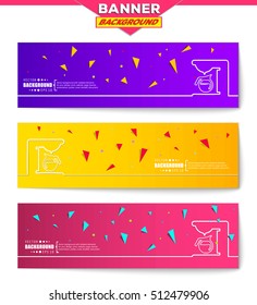 Abstract creative concept vector background for web, mobile app, Illustration template design, business infographic, page, brochure, orange banner, presentation, poster, purple cover, pink booklet.