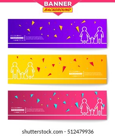 Abstract creative concept vector background for web, mobile app, Illustration template design, business infographic, page, brochure, orange banner, presentation, poster, purple cover, pink booklet.